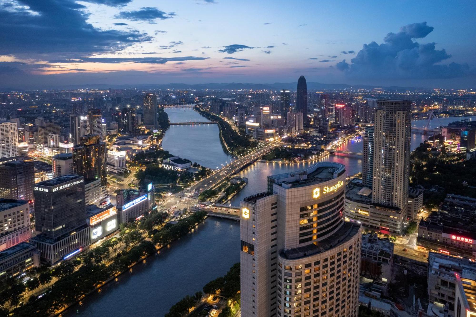 Shangri-La Ningbo - The Three Rivers Intersection Hotel Buitenkant foto